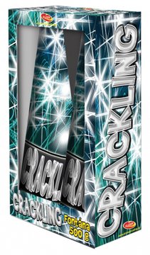Vulkán 500g - strieborný crackling 2ks